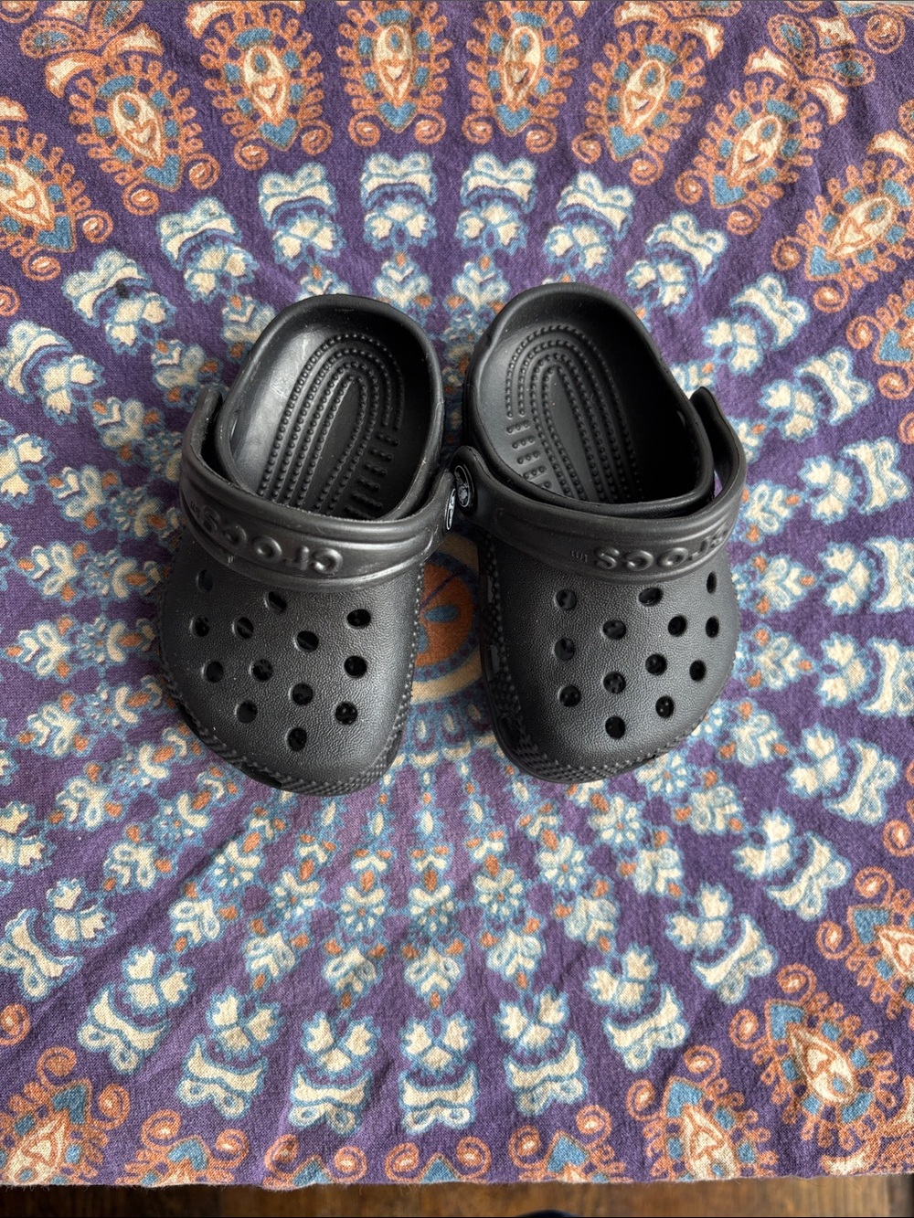 CROCS baby/toddler Classic Clog in Black